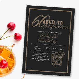 Fêté à la perfection - Invitation pour les 60 ans