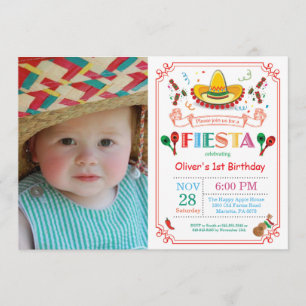 Fête Anniversaire Invitation de fête mexicaine