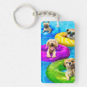 Fête au bassin pour chiens