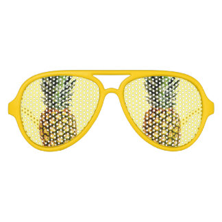 Fête aux fruits d'ananas amusant lunettes de solei