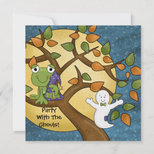 Fête avec les Ghouls Halloween Invitation