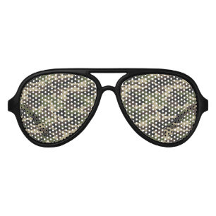 Fête Aviateur Lunettes de camouflage