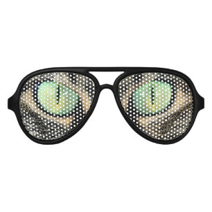 Fête Aviateur lunettes de vue de chat, lunettes de vue amusantes