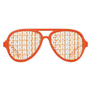 Fête Aviateur Orange carottes obsession nuances de lunettes amus