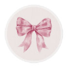 Fête bébé avec un nœud rose ou enterrement de vie 