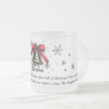 Fête Bell Mug - Noël personnalisé