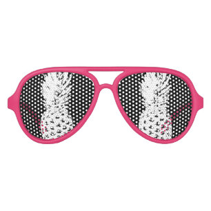 Fête d'ananas aux fruits tropicaux lunettes de sol
