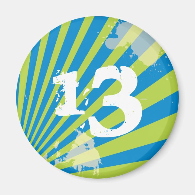 Fête d'anniversaire Ado Favoriser | Magnet (Devant)