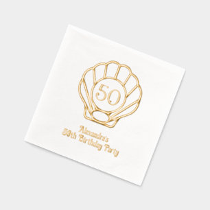 Fête d'anniversaire coquille Saint-Jacques élégant