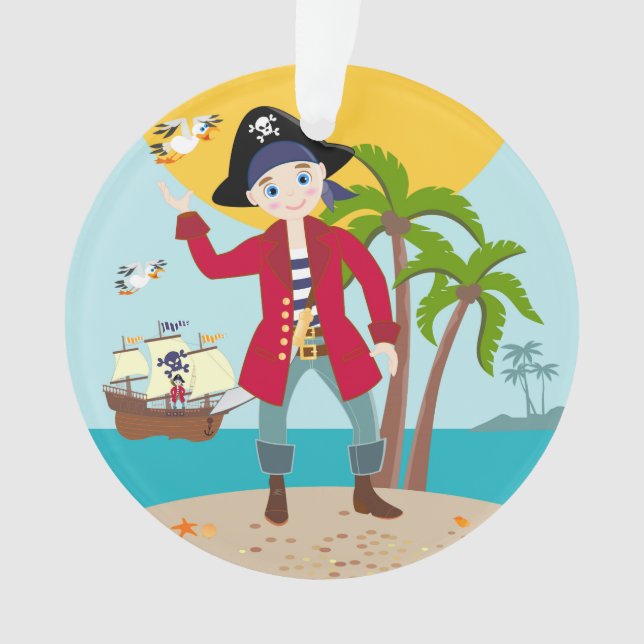 Fête d'anniversaire d'enfant de pirate (devant)