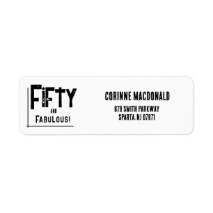 Fête d'anniversaire des 50 ans grunge 90's Fifty a