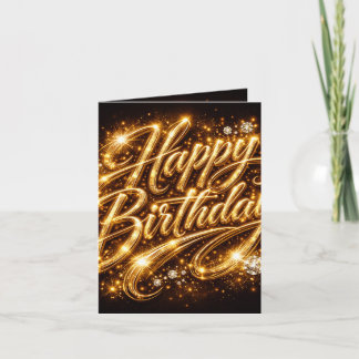 Fête d'anniversaire Diamond Glow — Invitation 3D G