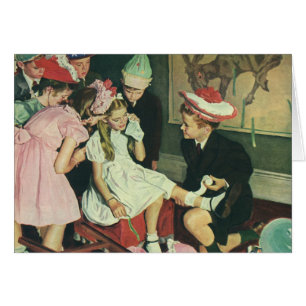 Fête d'anniversaire vintage, Épingler la queue sur