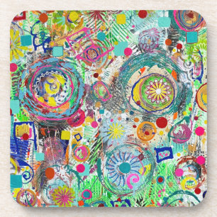 Fête dans un coffret de 6 Dessous de verre