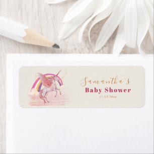 Fête de Baby Shower Licorne Magique