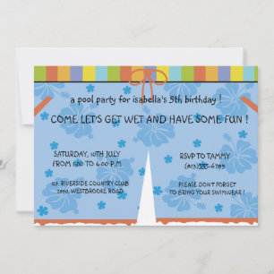 Fête de billard - invitations d'anniversaire pour 