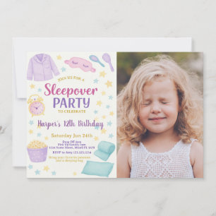 Fête de bois d'oeuvre Anniversaire Invitation avec