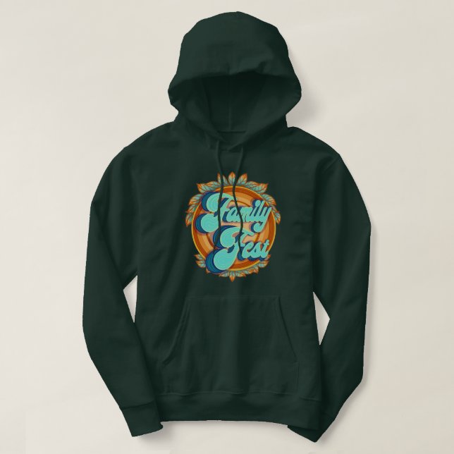 Fête de famille Sweat - shirt à capuche masculin (Design devant)