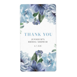 Fête de Fête des mariées florale bleu romantique F