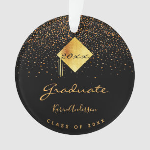 Fête de fin d'études noir et or