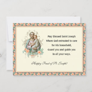 Fête de la carte de prière commémorative catholiqu