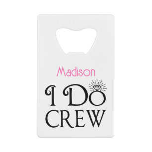 Fête de la mariée Monogramme I Do Crew