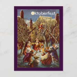 Fête de la Pleine lune de cartes postales Oktoberf
