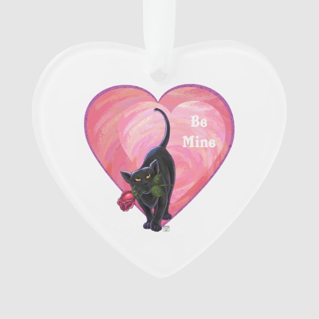 Fête de la Saint-Valentin au chat noir (devant)