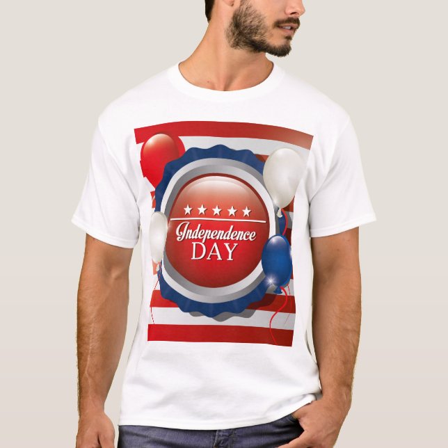 Fête de l'Indépendance T-shirt Design (Devant)
