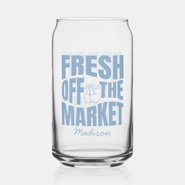 Fête de mariage bleu frais de marché capricieuse (Recto)