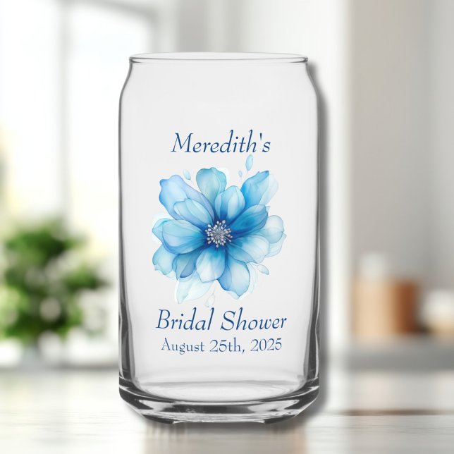 Fête de mariage élégante avec des fleurs bleues (Créateur téléchargé)