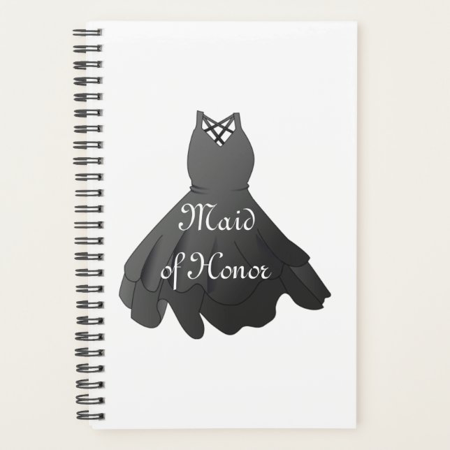 Fête de mariage Maid of Honor Dress Planner (Devant)