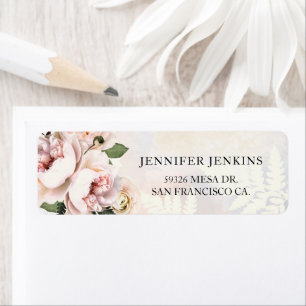 Fête de mariage rose poudré floral