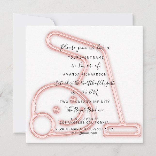 Fête de nettoyage Vacuum Cleaner Maid invitation (Devant)