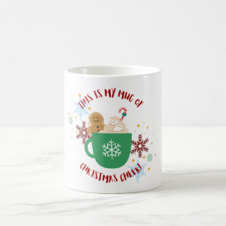 Fête de Noël Cheer Mug avec l'homme en pain d'épic