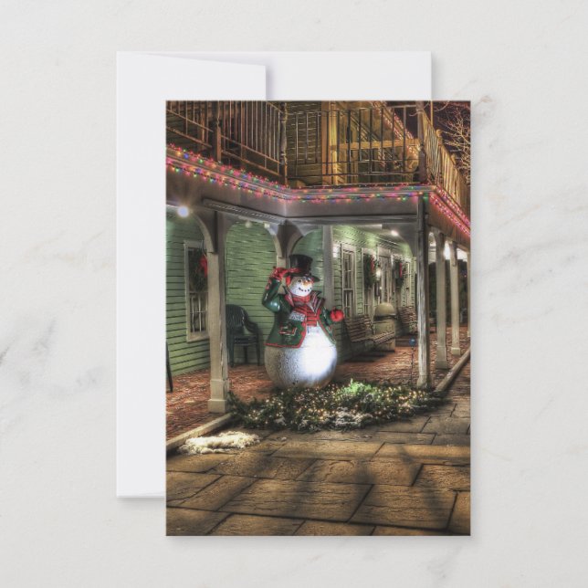 Fête de Noël Customisez votre invitation (Devant)