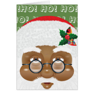Fête de Noël du Père Noël africain américain