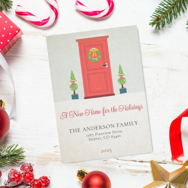Fête de Noël Faire-part de déménagement (Créateur téléchargé)
