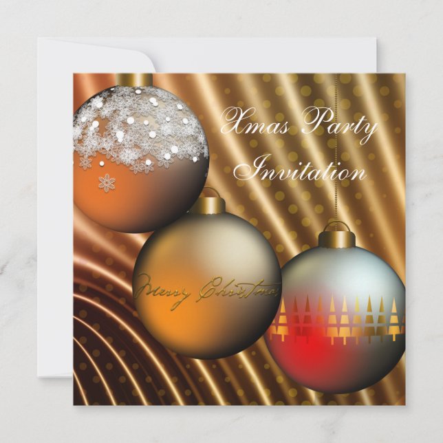 Fête de Noël Invitation Noël (Devant)