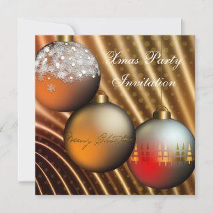 Fête de Noël Invitation Noël