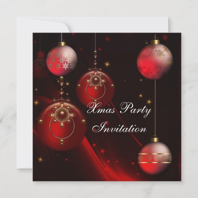 Fête de Noël Invitation Noël (Devant)