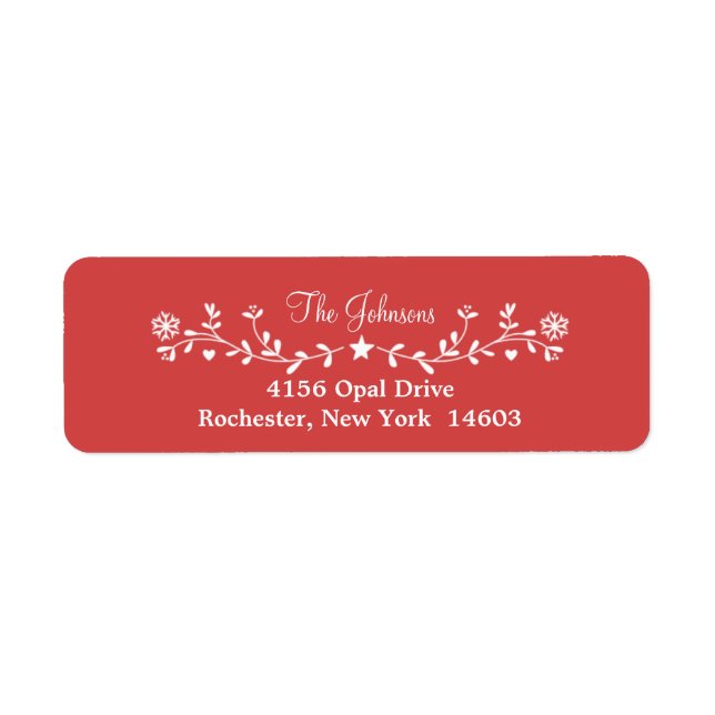 Fête de Noël Rouge (Devant)