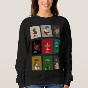 Fête de Noël sweatshirt féminine