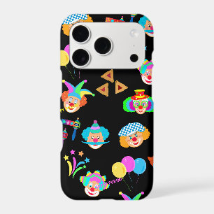 Fête de Pourim Fête Enfants Clown Carnaval Mignon