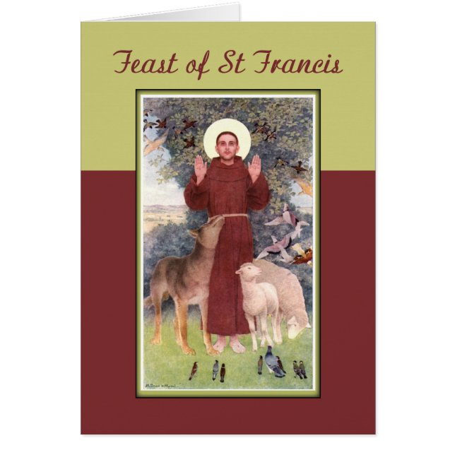 Fête de Saint François, Animaux et Stigmata (Devant)