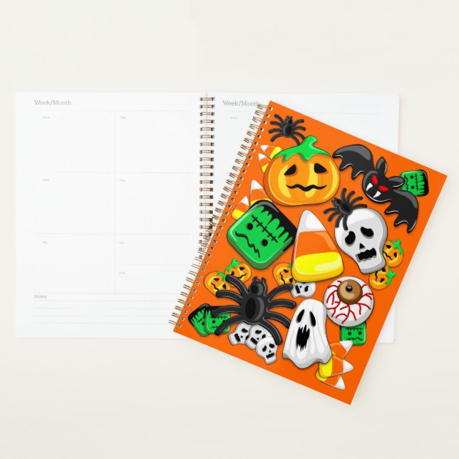 Fête des Candies Éffrayantes d'Halloween (Devant avec enveloppe)