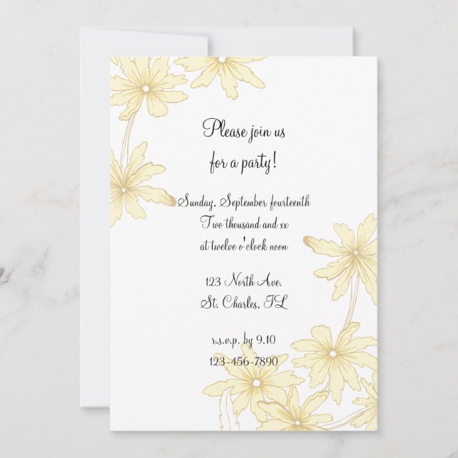 Fête des Fêtes de toutes les occasions Invitation (Devant)