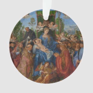 Fête des Garlands Roses, 1506 (huile sur bois)
