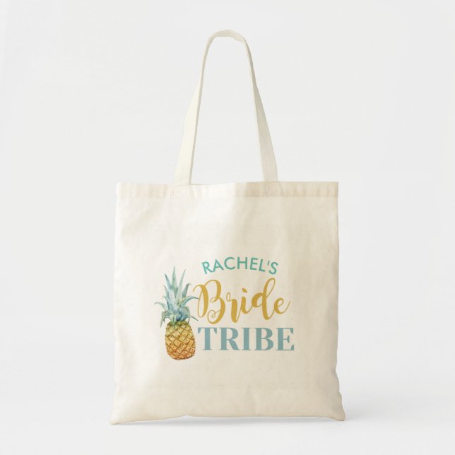 Fête des mariées Ananas Bride Sac fourre-tout cade (Devant)