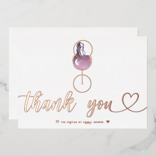 Fête des mariées de dégustation de vin Carte de re